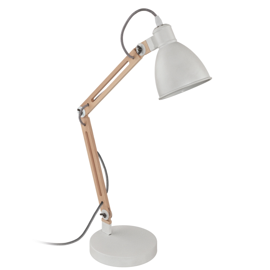 Eglo - Bordlampe 1xE14/28W/230V hvid - FSC certificeret