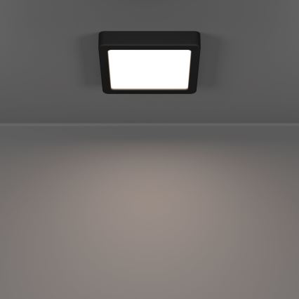 Eglo - LED loftlampe LED/7W/230V 2700/4000/6500K 15x15cm sort