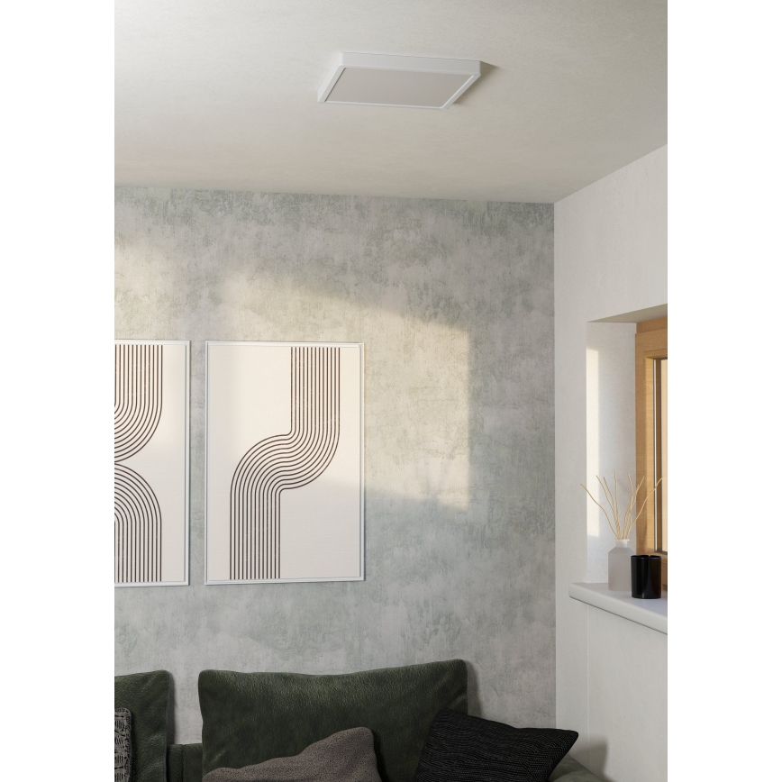 Eglo - LED loftlampe LED/13W/230V 2700/4000/6500K 29x29 cm hvid