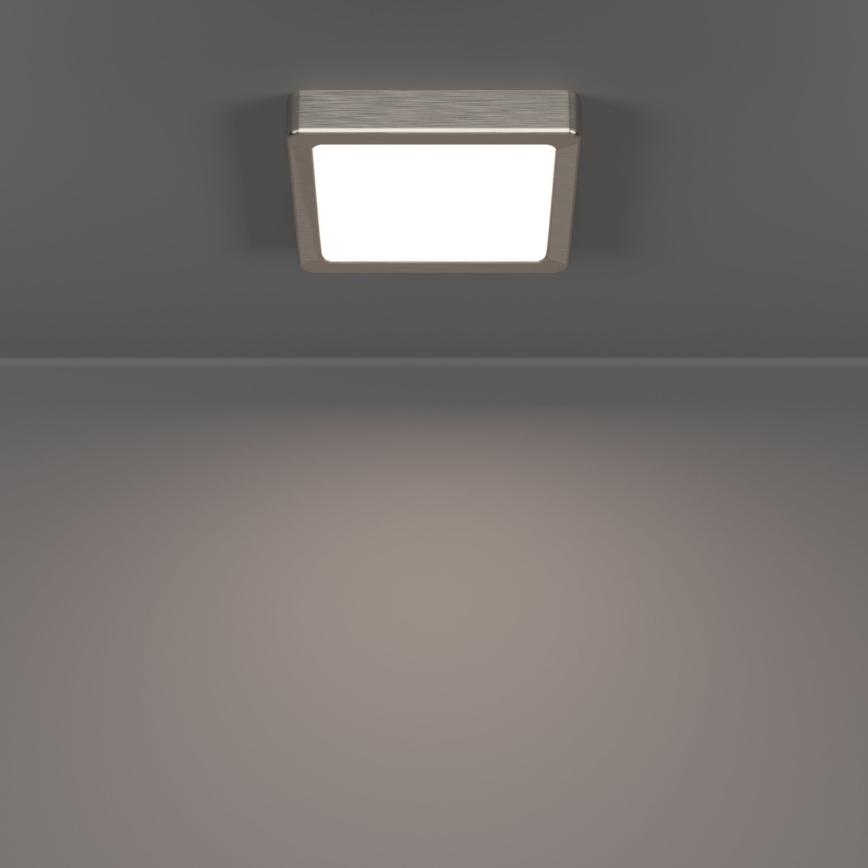 Eglo - LED-loftlampe LED/7W/230V 2700/4000/6500K 15x15 cm mat krom