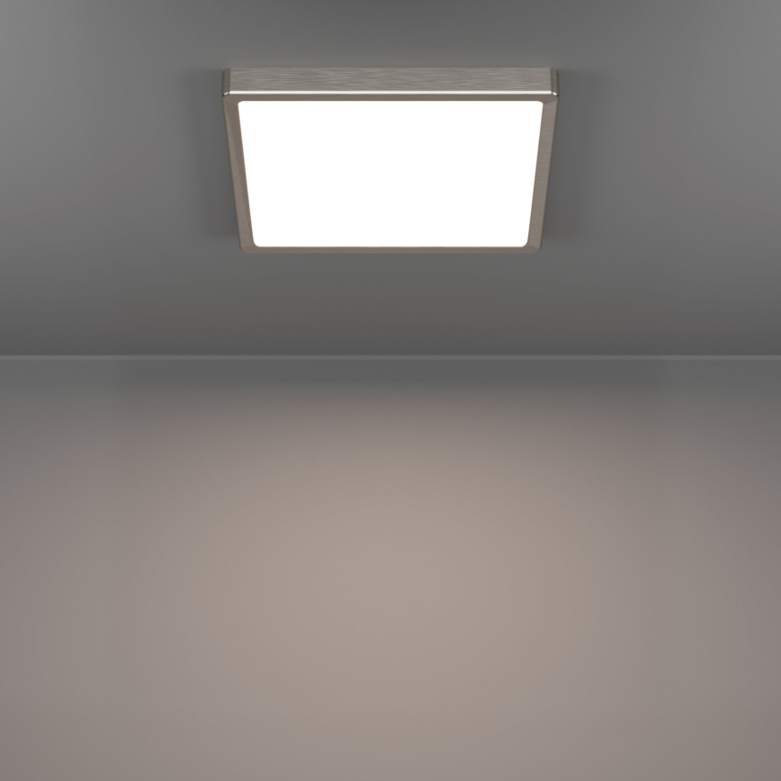 Eglo - LED loftlampe LED/13W/230V 2700/4000/6500K 29x29 cm mat krom