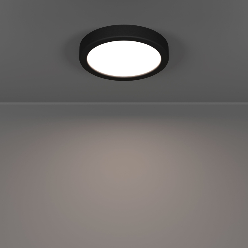 Eglo - LED loftlampe til badeværelse LED/7,5W/230V 2700/4000/6500K Ø 16,6 cm IP44 sort