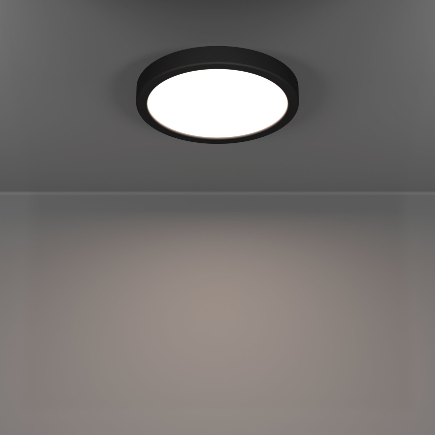 Eglo - LED badeværelsesloftlampe LED/11,5W/230V 2700/4000/6500K Ø 21,1 cm IP44 sort