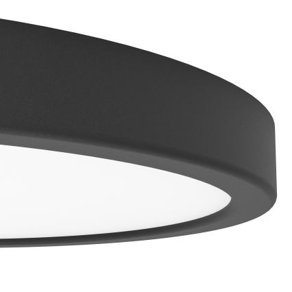 Eglo - LED loftlampe til badeværelse LED/14,2W/230V 2700/4000/6500K Ø 27,8 cm IP44 sort