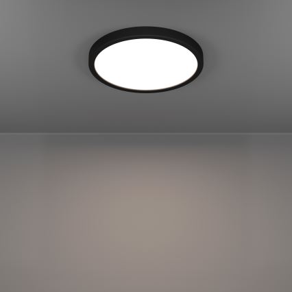 Eglo - LED loftlampe til badeværelse LED/14,2W/230V 2700/4000/6500K Ø 27,8 cm IP44 sort
