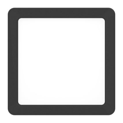 Eglo - LED loftlampe til badeværelse LED/7W/230V 15x15 cm IP44 sort