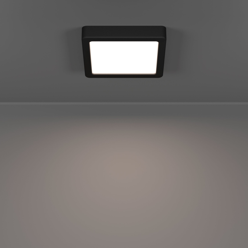 Eglo - LED loftlampe til badeværelse LED/7W/230V 15x15 cm IP44 sort