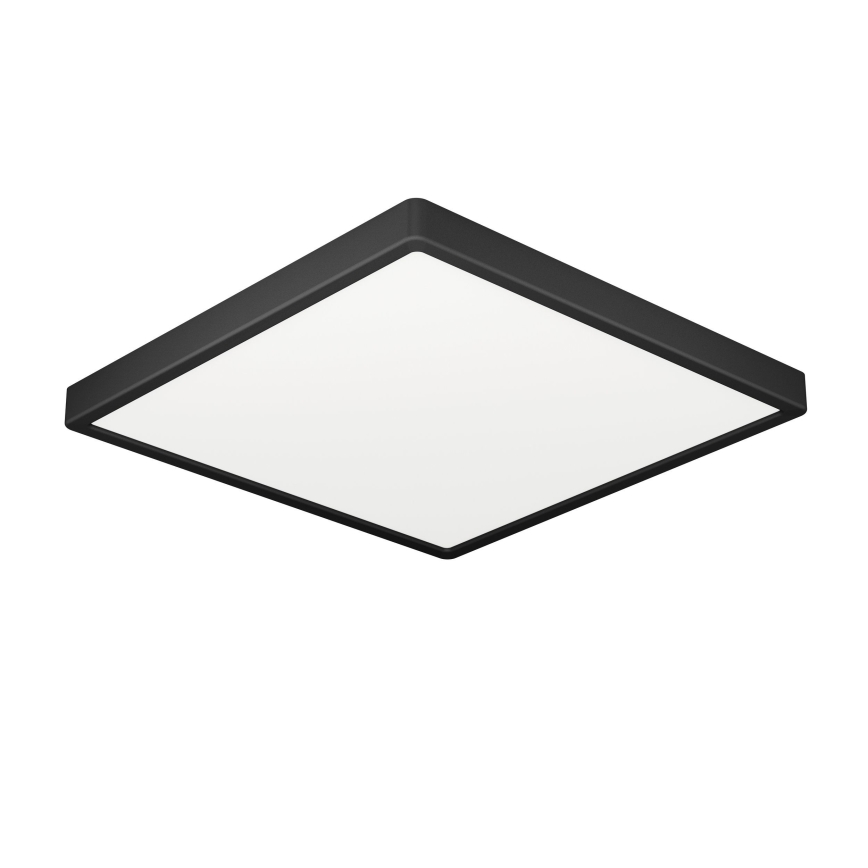 Eglo - LED badeværelsesloftlampe LED/10,5W/230V 2700/4000/6500K 22x22 cm IP44 sort