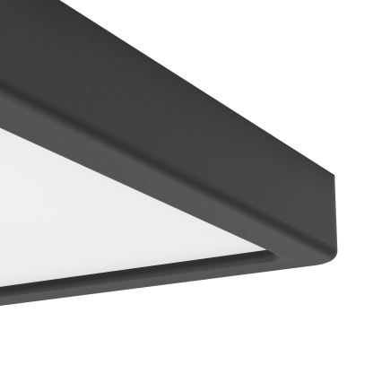 Eglo - LED badeværelsesloftlampe LED/10,5W/230V 2700/4000/6500K 22x22 cm IP44 sort
