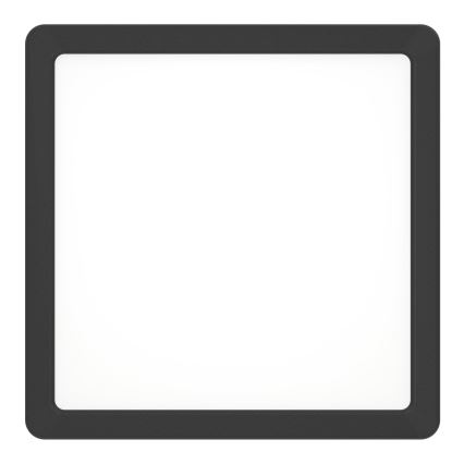 Eglo - LED loftarmatur til badeværelse LED/10,5W/230V 22x22 cm IP44 sort