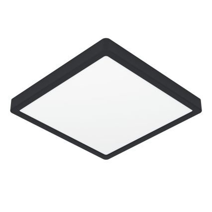 Eglo - LED loftlampe til badeværelse LED/13W/230V 2700/4000/6500K 29x29 cm IP44 sort