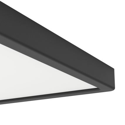 Eglo - LED loftlampe til badeværelse LED/13W/230V 2700/4000/6500K 29x29 cm IP44 sort