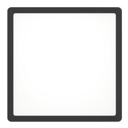 Eglo - LED loftlampe til badeværelse LED/13W/230V 2700/4000/6500K 29x29 cm IP44 sort