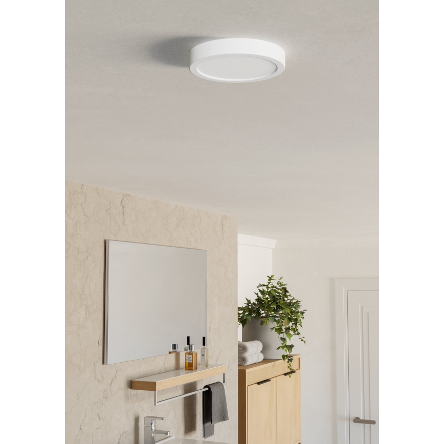 Eglo - LED-badeværelsesloftlampe LED/7,5W/230V 2700/4000/6500K pr. 16,6 cm IP44 hvid
