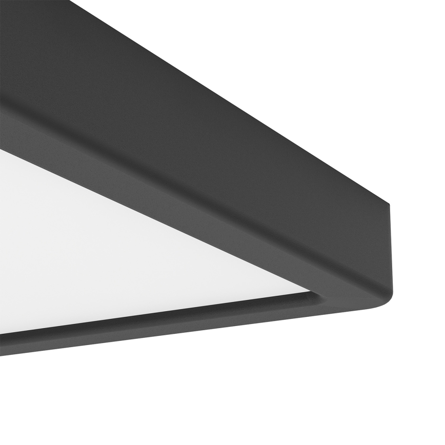 Eglo - LED RGBW dæmpbar loftlampe til badeværelse LED/10,5W/230V 2700-6500K 22x22 cm IP44 sort