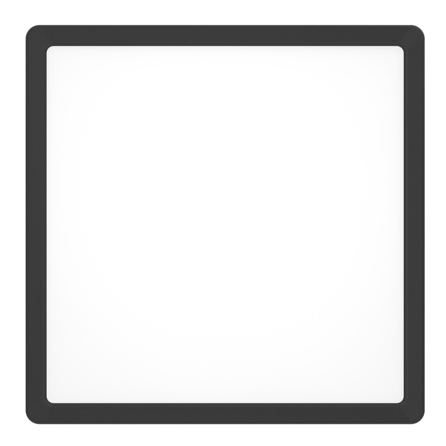 Eglo - LED RGBW dæmpbar loftlampe til badeværelse LED/13,5W/230V 2700-6500K 29,5x29,5 cm IP44 sort