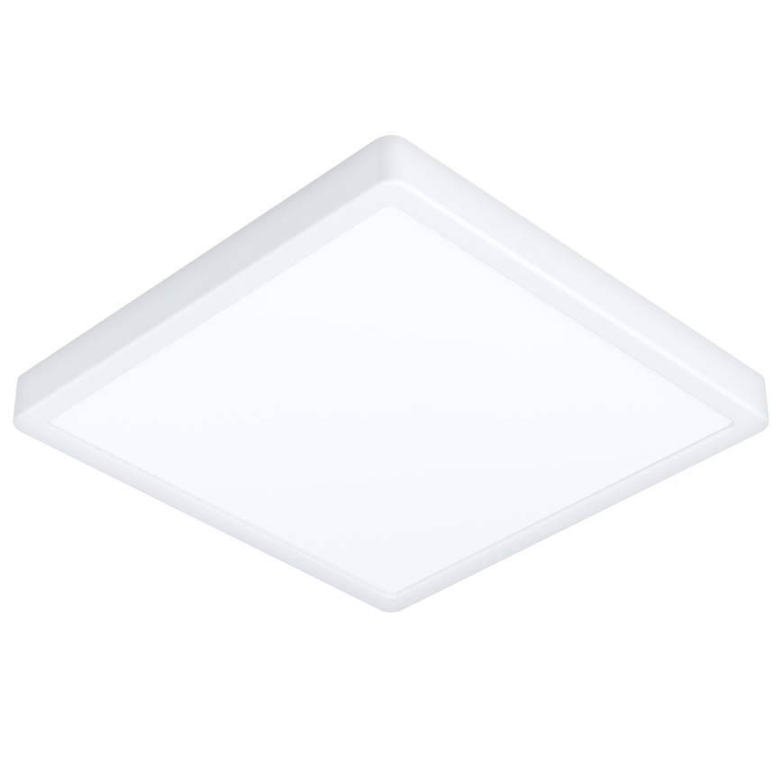 Eglo - LED RGBW Dæmpbar badeværelsesloftlampe LED/13,5W/230V 2700-6500K 29,5x29,5 cm IP44 hvid