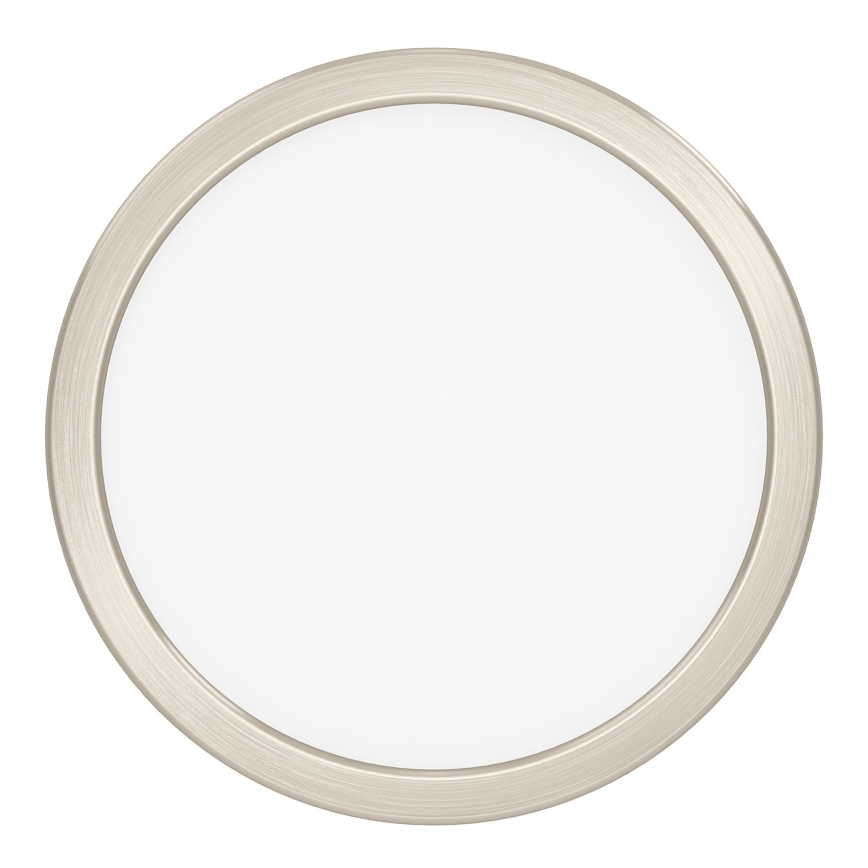 Eglo - LED RGBW, dæmpbar badeværelsesloftlampe LED/11,2W/230V 2700-6500K Ø 21,1 cm IP44 mat krom