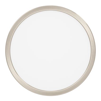 Eglo - LED RGBW Dæmpbar badeværelsesloftlampe LED/14,3W/230V 2700-6500K Ø 27,8 cm IP44 mat krom