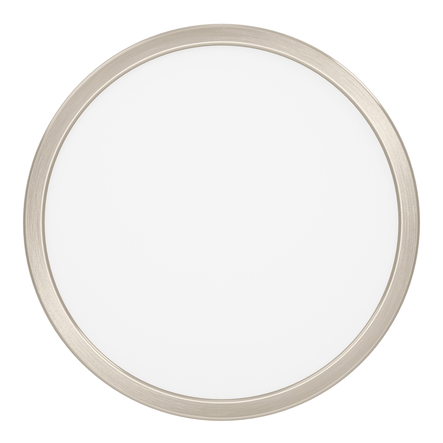 Eglo - LED RGBW Dæmpbar badeværelsesloftlampe LED/14,3W/230V 2700-6500K Ø 27,8 cm IP44 mat krom