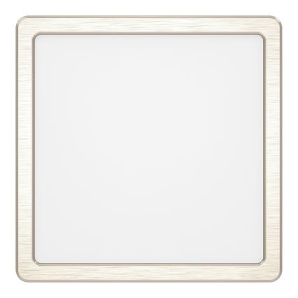 Eglo - LED RGBW dæmpbar badeværelsesloftlampe LED/10,5W/230V 2700-6500K 22x22 cm IP44 mat krom