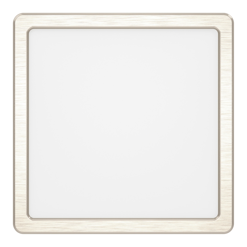 Eglo - LED RGBW dæmpbar badeværelsesloftlampe LED/10,5W/230V 2700-6500K 22x22 cm IP44 mat krom