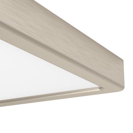 Eglo - LED RGBW dæmpbar badeværelsesloftlampe LED/10,5W/230V 2700-6500K 22x22 cm IP44 mat krom