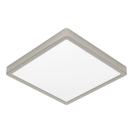 Eglo - LED RGBW dæmpbar badeværelsesloftlampe LED/13,5W/230V 2700-6500K 29,5x29,5 cm IP44 mat krom