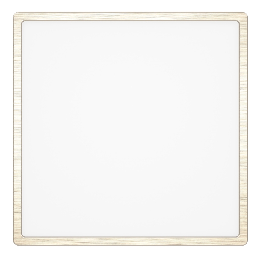 Eglo - LED RGBW dæmpbar badeværelsesloftlampe LED/13,5W/230V 2700-6500K 29,5x29,5 cm IP44 mat krom