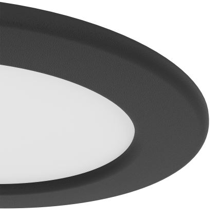 Eglo - LED indbygningsspot LED/6,3W/230V 2700/4000/6500K Ø 11,9 cm sort