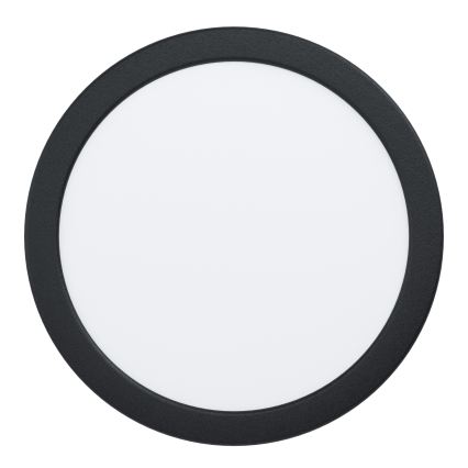 Eglo - LED indbygningsarmatur LED/18,5W/230V 2700/4000/6500K Ø 21,6 cm sort