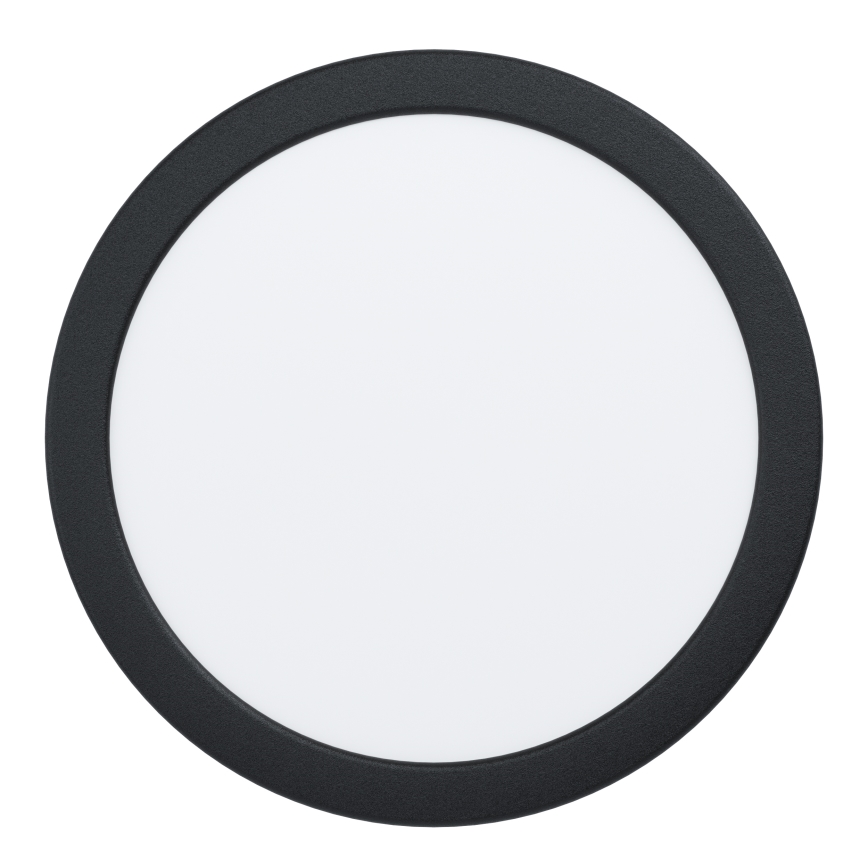 Eglo - LED indbygningsarmatur LED/18,5W/230V 2700/4000/6500K Ø 21,6 cm sort