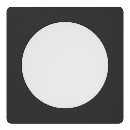 Eglo - LED indbygningsspot LED/6,3W/230V 2700/4000/6500K 11,9x11,9 cm sort