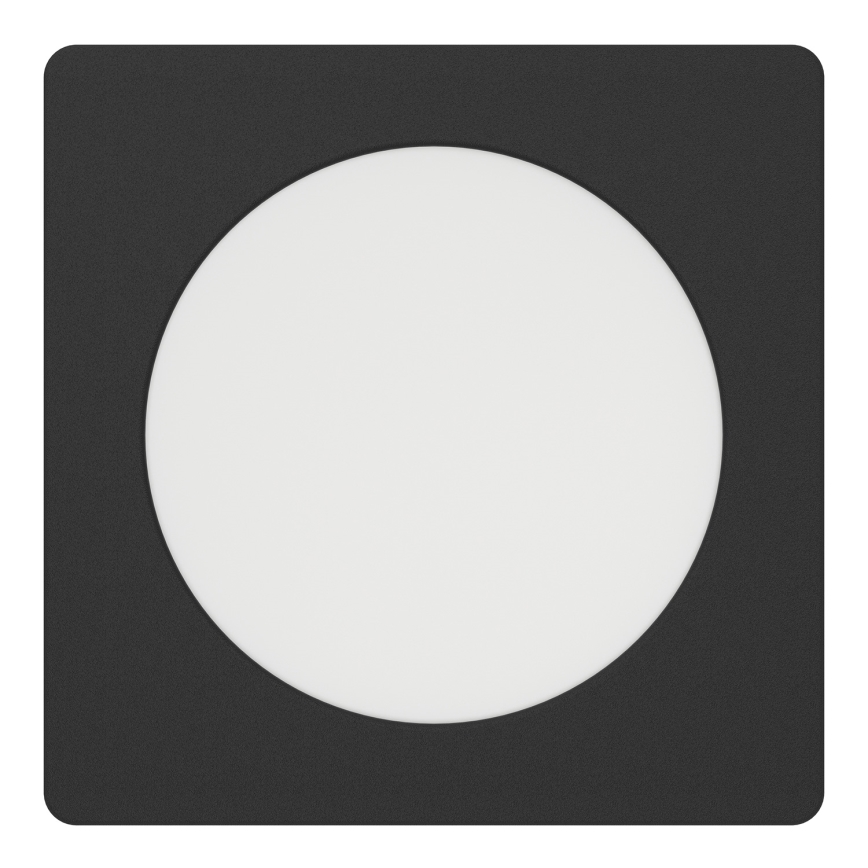Eglo - LED indbygningsspot LED/6,3W/230V 2700/4000/6500K 11,9x11,9 cm sort
