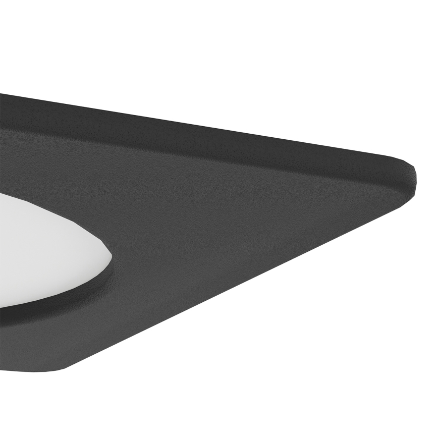 Eglo - LED indbygningsspot LED/6,3W/230V 2700/4000/6500K 11,9x11,9 cm sort