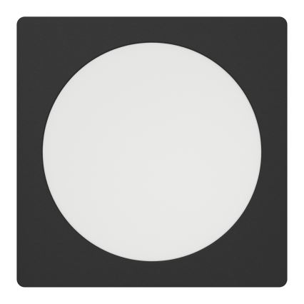 Eglo - LED indbygningsarmatur LED/10,5W/230V 2700/4000/6500K 16,6x16,6 cm sort