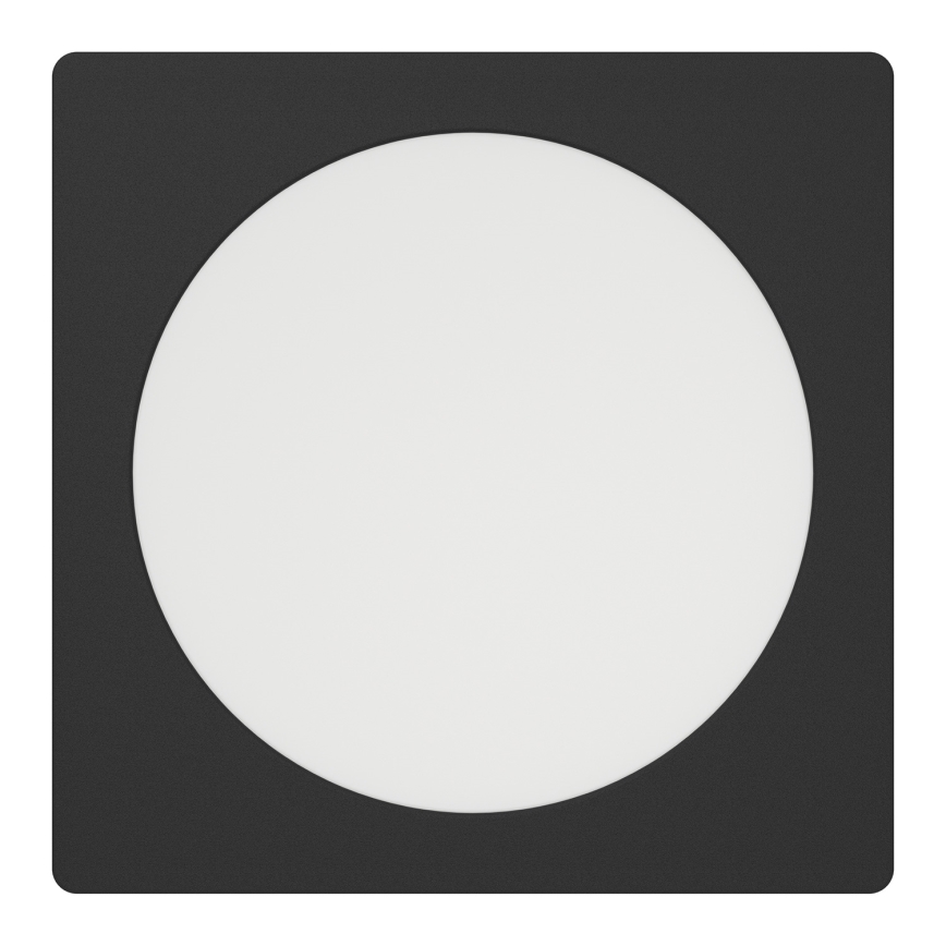 Eglo - LED indbygningsarmatur LED/10,5W/230V 2700/4000/6500K 16,6x16,6 cm sort