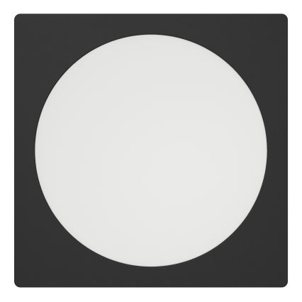 Eglo - LED indbygningsarmatur LED/18,5W/230V 2700/4000/6500K 21,6x21,6 cm sort