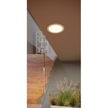 Eglo - LED indbygningsspot LED/10,5W/230V 2700/4000/6500K Ø 16,8 cm hvid
