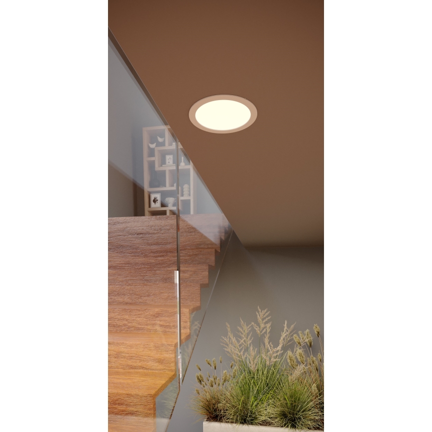 Eglo - LED indbygningsspot LED/10,5W/230V 2700/4000/6500K Ø 16,8 cm hvid