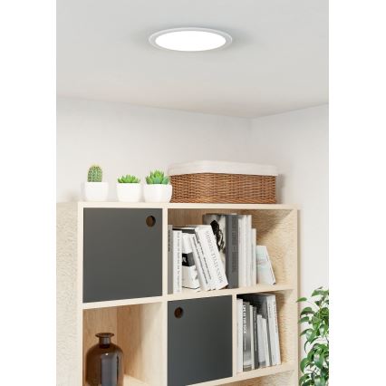 Eglo - LED indbygningsarmatur LED/18,5W/230V 2700/4000/6500K Ø 21,6 cm hvid
