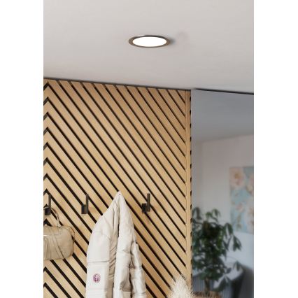 Eglo - LED indbygningsspot LED/10,5W/230V 2700/4000/6500K Ø 16,8 cm mat krom