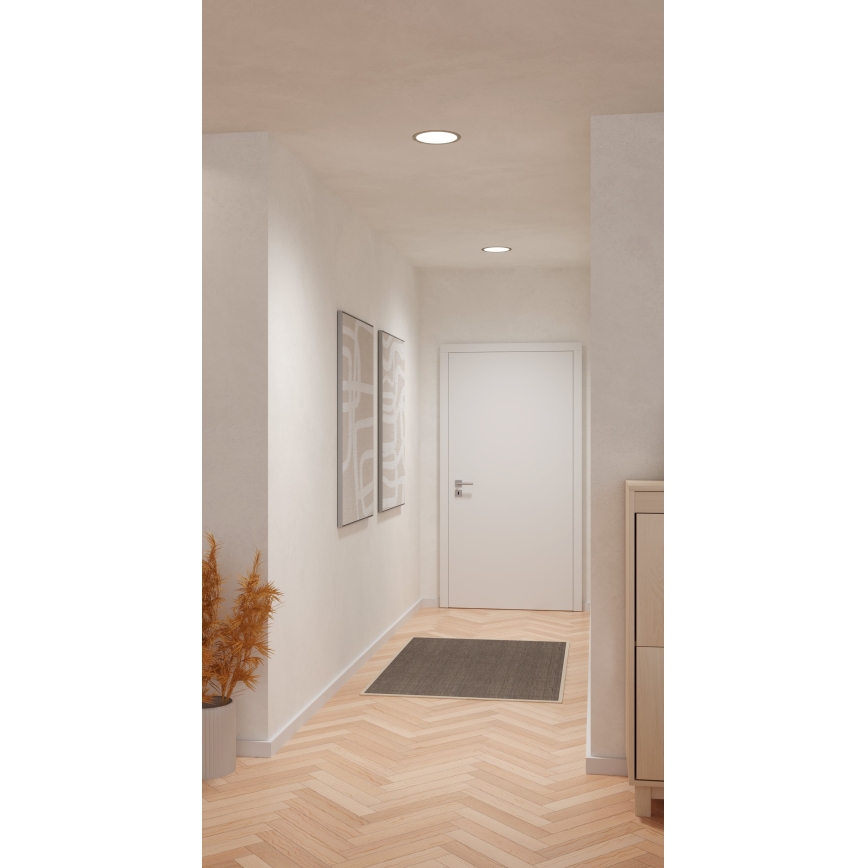 Eglo - LED indbygningsspot LED/18,5W/230V 2700/4000/6500K Ø 21,6 cm mat krom