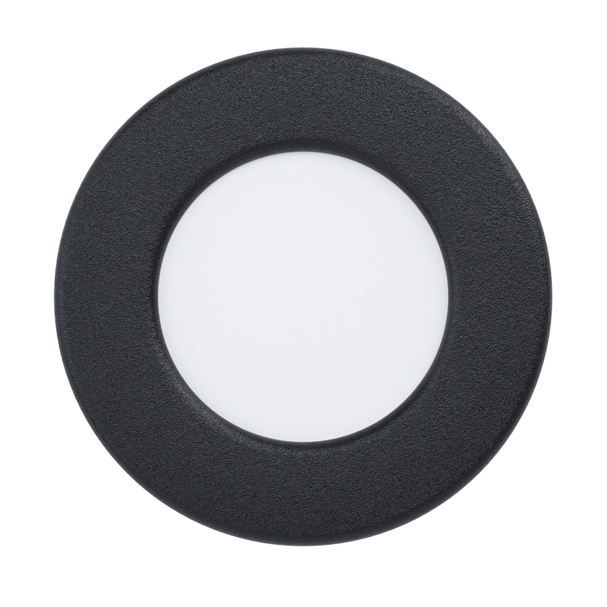 Eglo - LED indbygningsspot til badeværelse LED/3,7W/230V 2700/4000/6500K diameter 8,8 cm IP44 sort