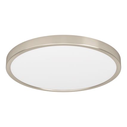 Eglo - LED RGBW Dæmpbar badeværelsesloftlampe LED/17,5W/230V 2700-6500K Ø 38,9 cm IP44 mat krom