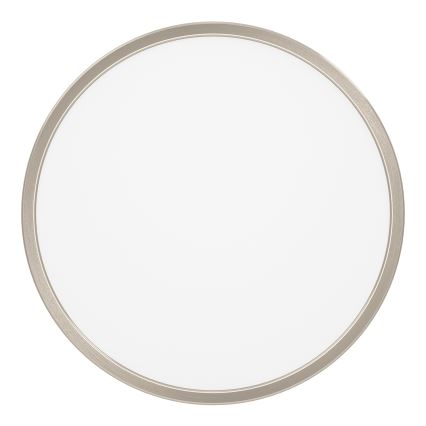 Eglo - LED RGBW Dæmpbar badeværelsesloftlampe LED/17,5W/230V 2700-6500K Ø 38,9 cm IP44 mat krom