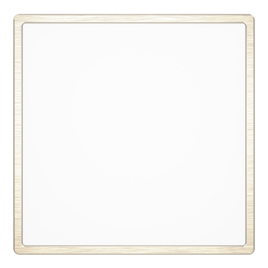 Eglo - LED RGBW dæmpbar loftlampe til badeværelse LED/17,8W/230V 2700-6500K 39x39 cm IP44 mat krom