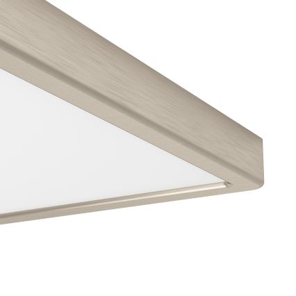 Eglo - LED RGBW dæmpbar loftlampe til badeværelse LED/17,8W/230V 2700-6500K 39x39 cm IP44 mat krom