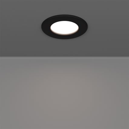 Eglo - Sæt 3x LED RGBW dæmpbare indbygningsspots til badeværelse LED/2,8W/230V 2700-6500K Ø 8,8 cm IP44 sort