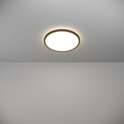 Eglo - LED loftlampe til badeværelse LED/13,9W/230V 2700/4000/6500K diameter 30 cm IP44 sort